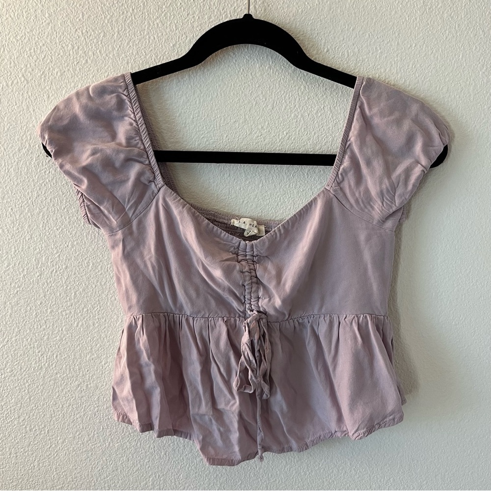 Lavender Pacsun/LA Hearts Crop Top (XS)